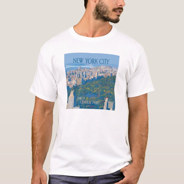 New York City | Der Central Park T-Shirt (Vorderseite)