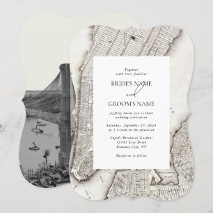 New York City Destination NYC Wedding Einladung