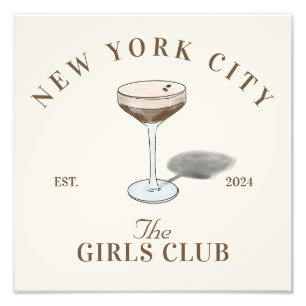 New York City Espresso Girls Club Fotodruck