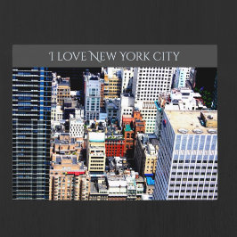 New York City farbenfrohe moderne Architektur Post Postkarte