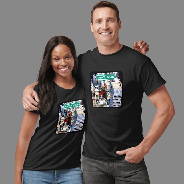 New York City farbenfrohe moderne Kleidung T-Shirt (Von Creator hochgeladen)