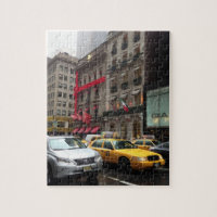 New York City Fifth Avenue Taxi Fotografie NYC