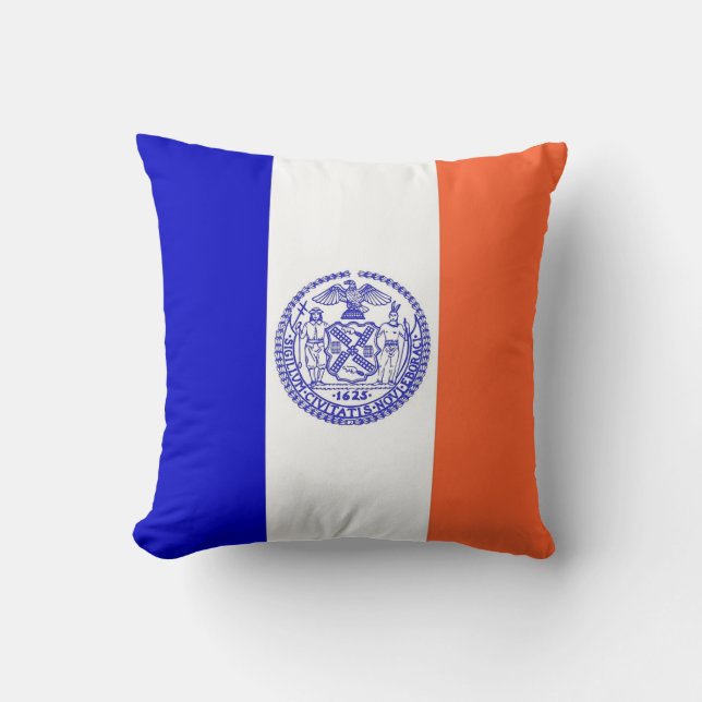 New York City Flag American MoJo Pillow Kissen (Vorderseite)