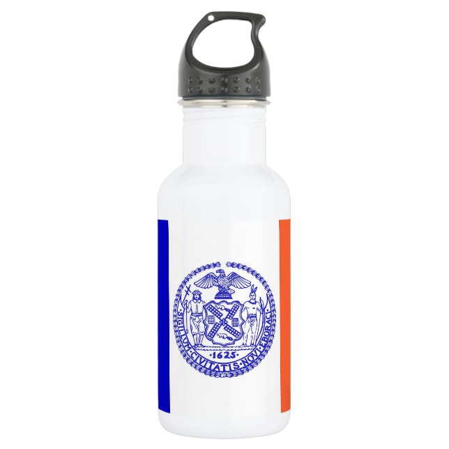 New York City Flag Liberty Flasche Edelstahlflasche (Vorderseite)