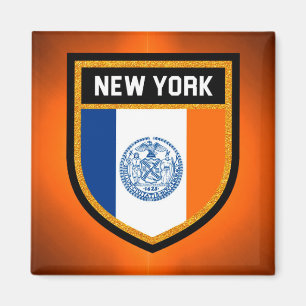 New York City Flag Magnet