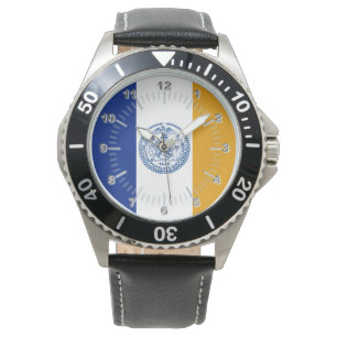 New York City Flag Watch Armbanduhr