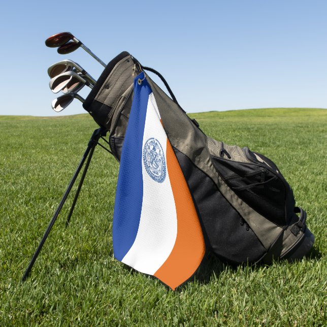 New York City-Flagge Golfhandtuch (Gras)