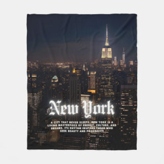 New York City Fleecedecke