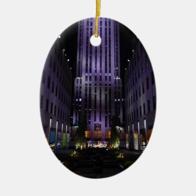 New York City Fotografy Channel Gardens NYC Keramikornament (Vorne)