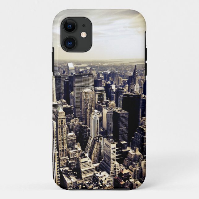New York City Infinite Skyline Case-Mate iPhone Hülle (Rückseite)