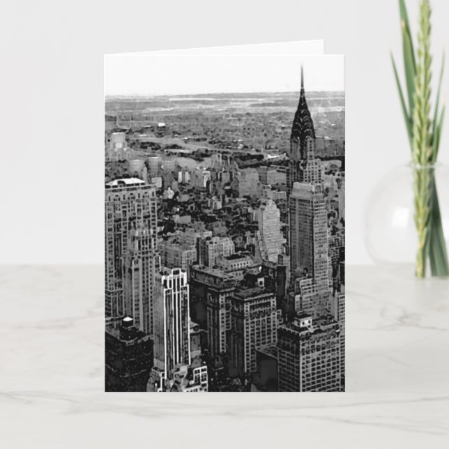 New York City Karte (Vorderseite)