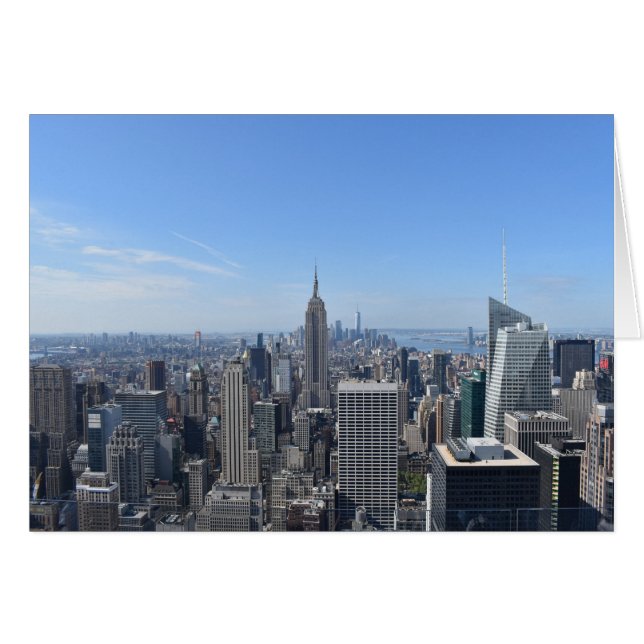 New York City, Karte (Vorderseite (Horizontal))