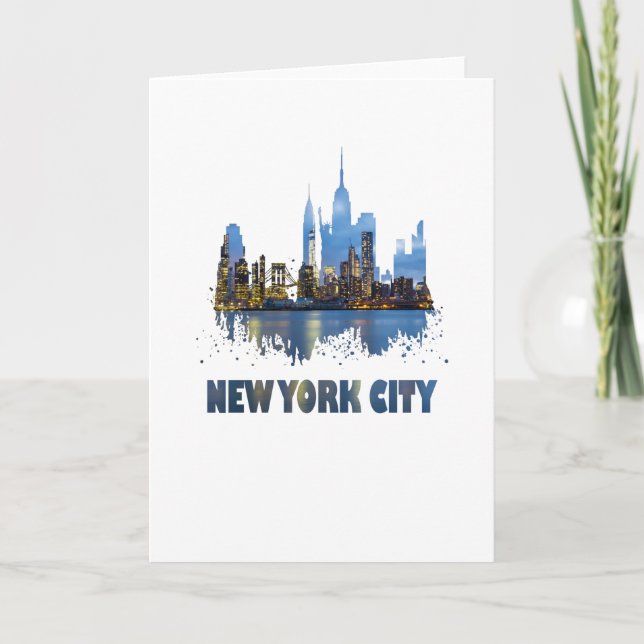 New York City Karte (Vorderseite)