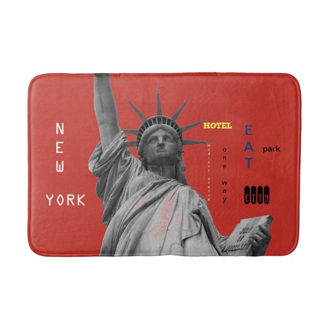 New York City Lady Liberty Badematte (Vorderseite)