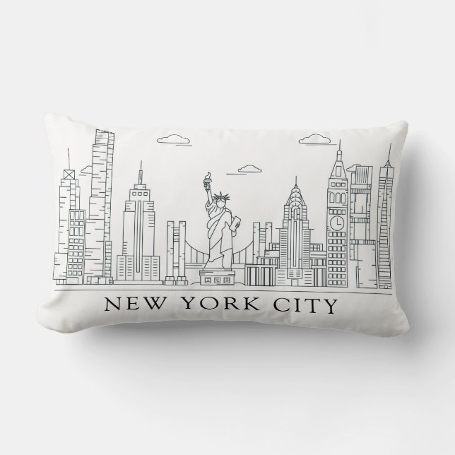 New York City Lendenkissen (Vorderseite)