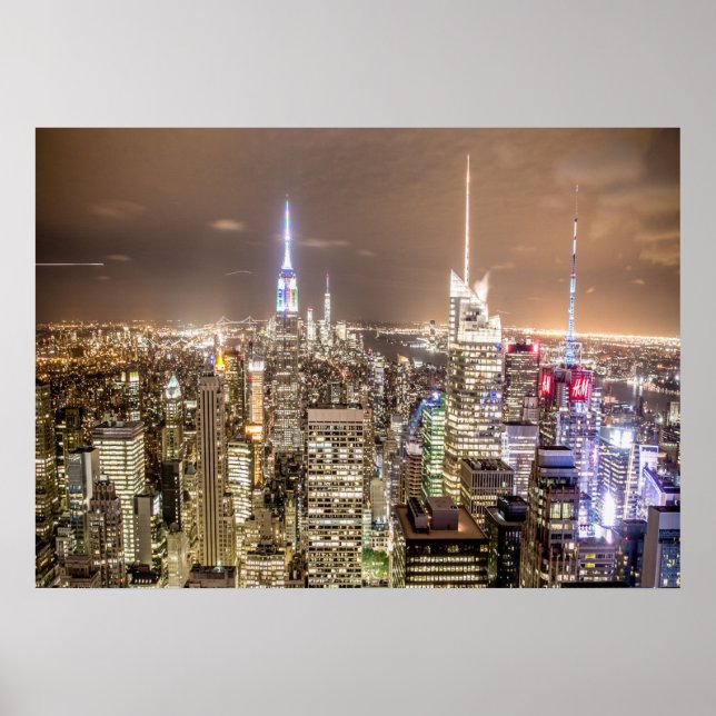 New York City Lights Poster (Vorne)