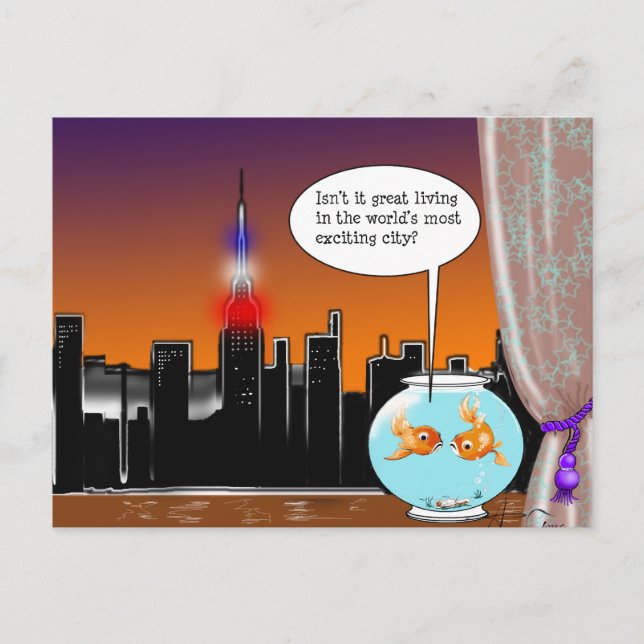 New York City Living Postkarte (Vorderseite)