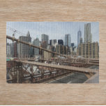 New York City Lower Manhattan Skyline<br><div class="desc">Ein herausforderndes, 20 x 30 Zoll großes Puzzle mit einem landschaftlichen Foto-Bild der Skyline von Lower Manhattan, New York City, wie von der Brooklyn Bridge aus gesehen. Puzzle hat über 1000 Stücke. Spaß für die ganze Familie!</div>