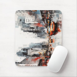 New York City, malte Landschaft. Mousepad