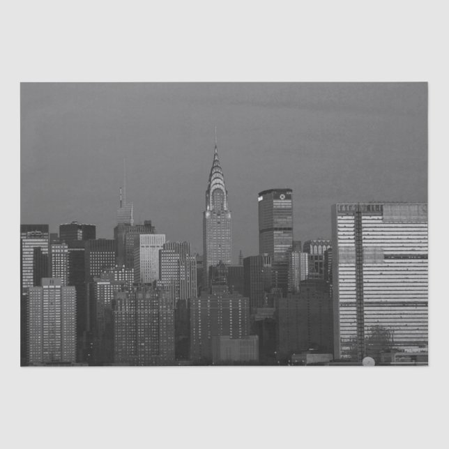 New York City Manhattan Empire State Gebäude Tis Seidenpapier (Vorderseite)