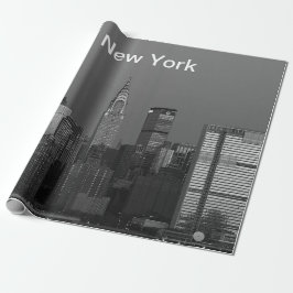 New York City Manhattan Empire State Gebäude Wra Geschenkpapier