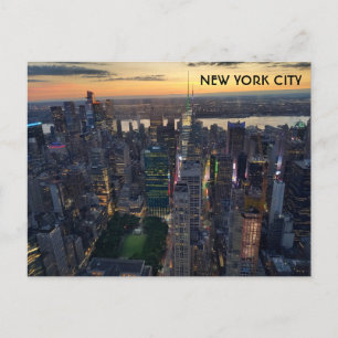 New York City - Manhattan - Hudson River - Bryant Postkarte