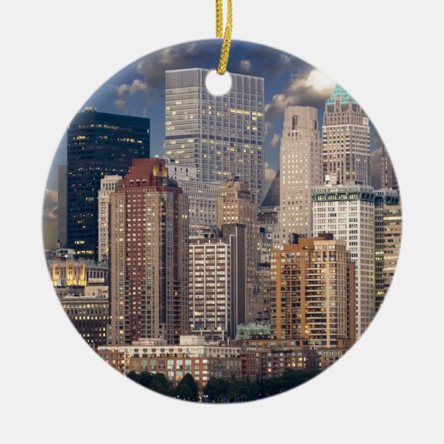New York City Manhattan Keramik Ornament (Vorne)