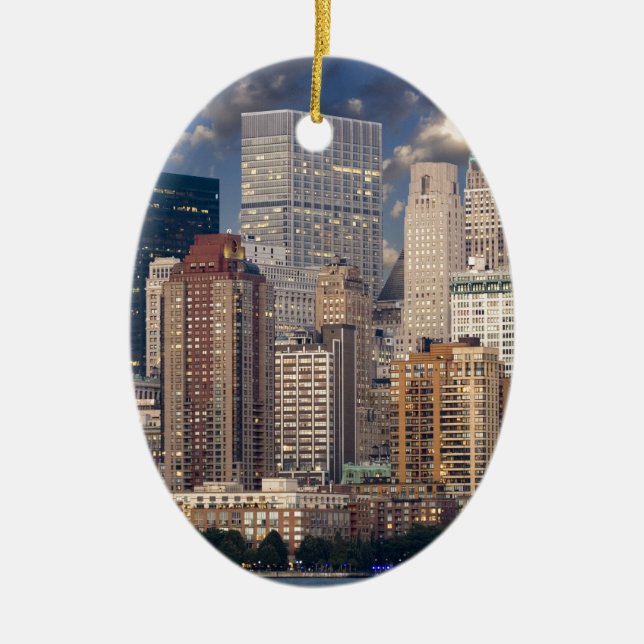 New York City Manhattan Keramikornament (Vorne)