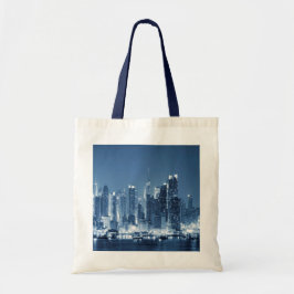 New York City Manhattan Landschaftlich Skyline Tragetasche