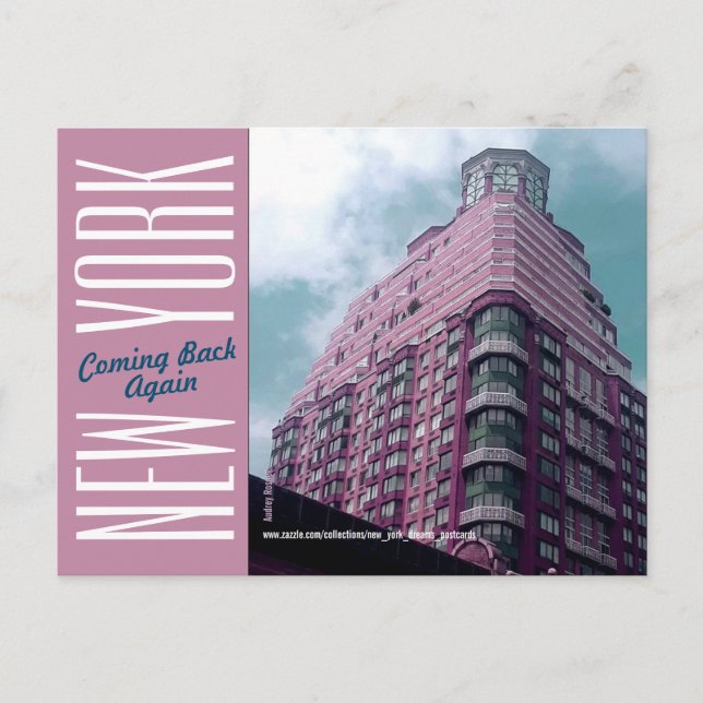 New York City-Manhattan Postkarte (Vorderseite)
