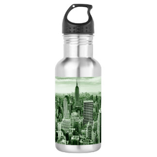 New York City - Manhattan - Vintag Edelstahlflasche