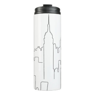New York City Minimal Line Thermosbecher