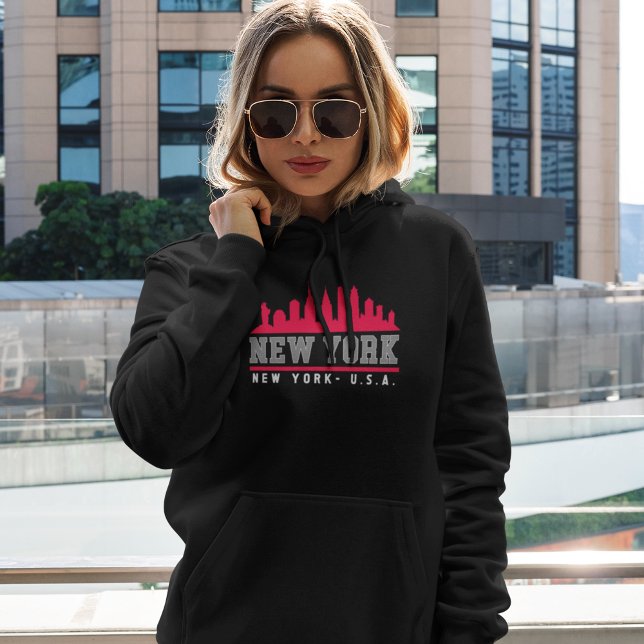 New York City Modern Skyline Hoodie (Von Creator hochgeladen)