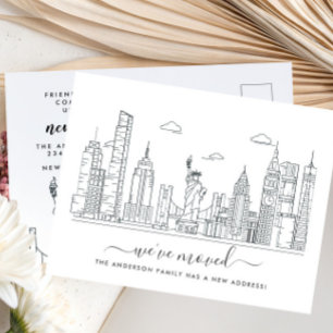 New York City Moskation Ankündigung Postcard