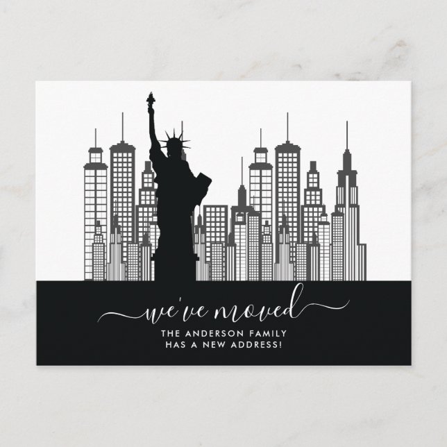 New York City Moskation Ankündigung Postcard (Vorderseite)