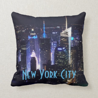 New York City nachts Kissen