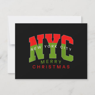 New York City New York Frohe Weihnachten Reise Ges