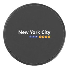 New York City, New York Hockey Puck