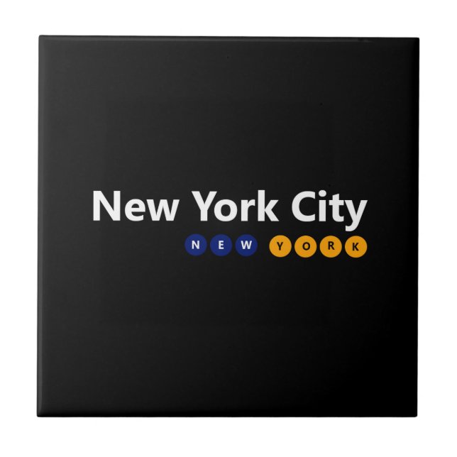 New York City, New York Keramik Tile Fliese (Vorderseite)