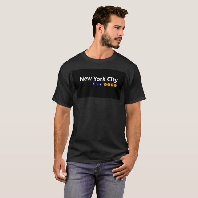 New York City, New York Men's Basic Dark T - Shirt (Vorne ganz)