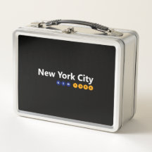 New York City, New York Metal Lunch Box