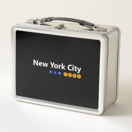 New York City, New York Metal Lunch Box