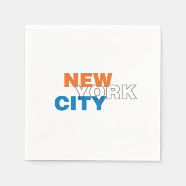 New York City, New York Paper Napkins Serviette (Vorderseite)