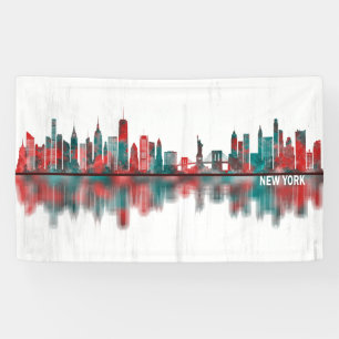 New York City New York Skyline Banner