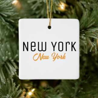 New York City, New York Souvenir Keramikornament