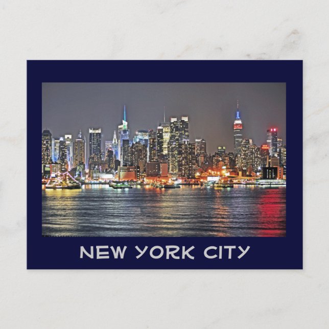 New York City, New York, USA Postkarte (Vorderseite)