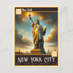 New York City, New York   VINTAG Postkarte