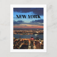 New York City Newyork Skyline Gebäude Night Sky