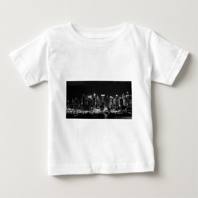 New York City Night Baby T-shirt (Vorderseite)