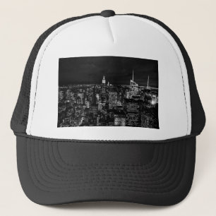 New York City Night Skyline Truckerkappe